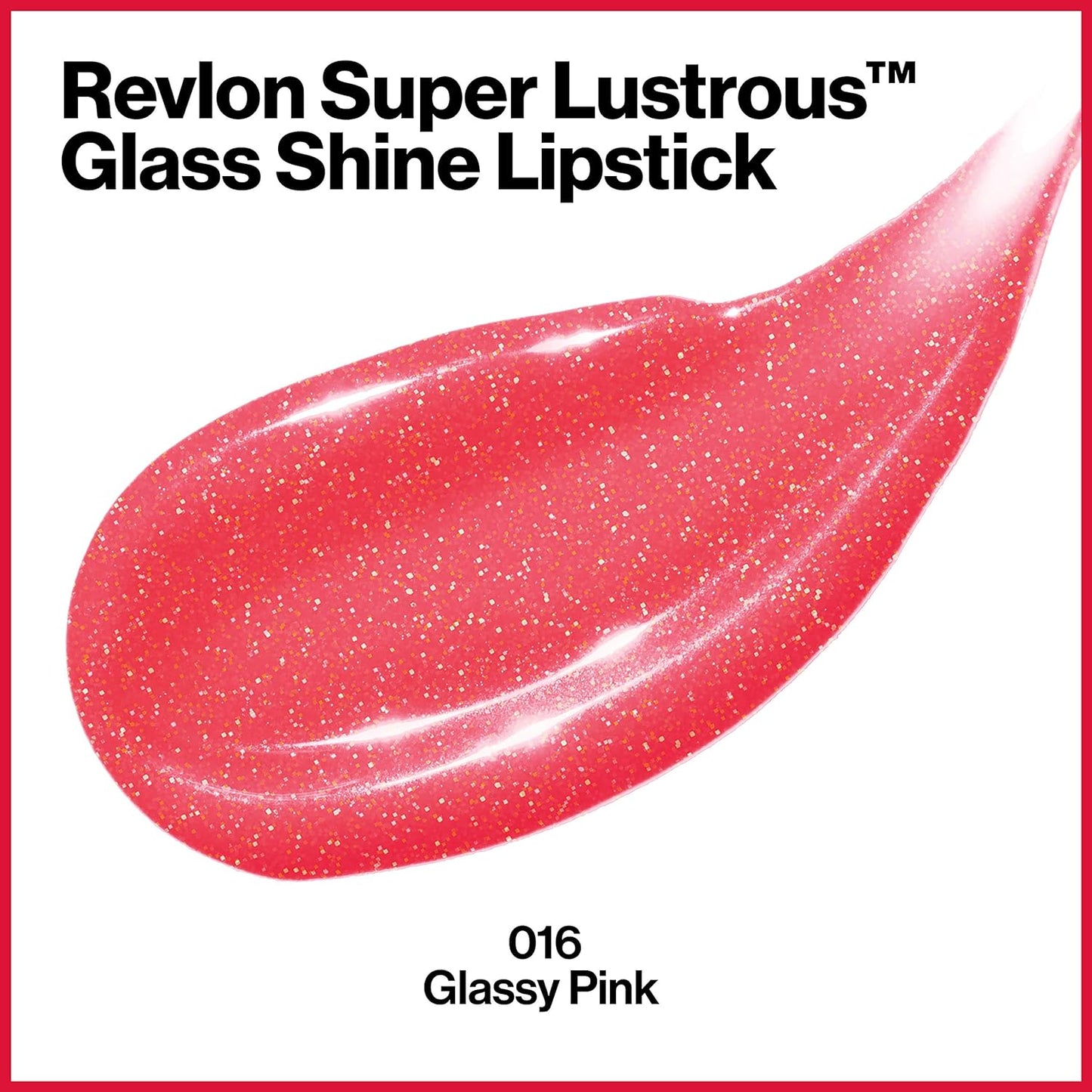 Revlon Super Lustrous Glass Shine Lipstick - 016 Glassy Pink – Sheer Glossy Perfection
