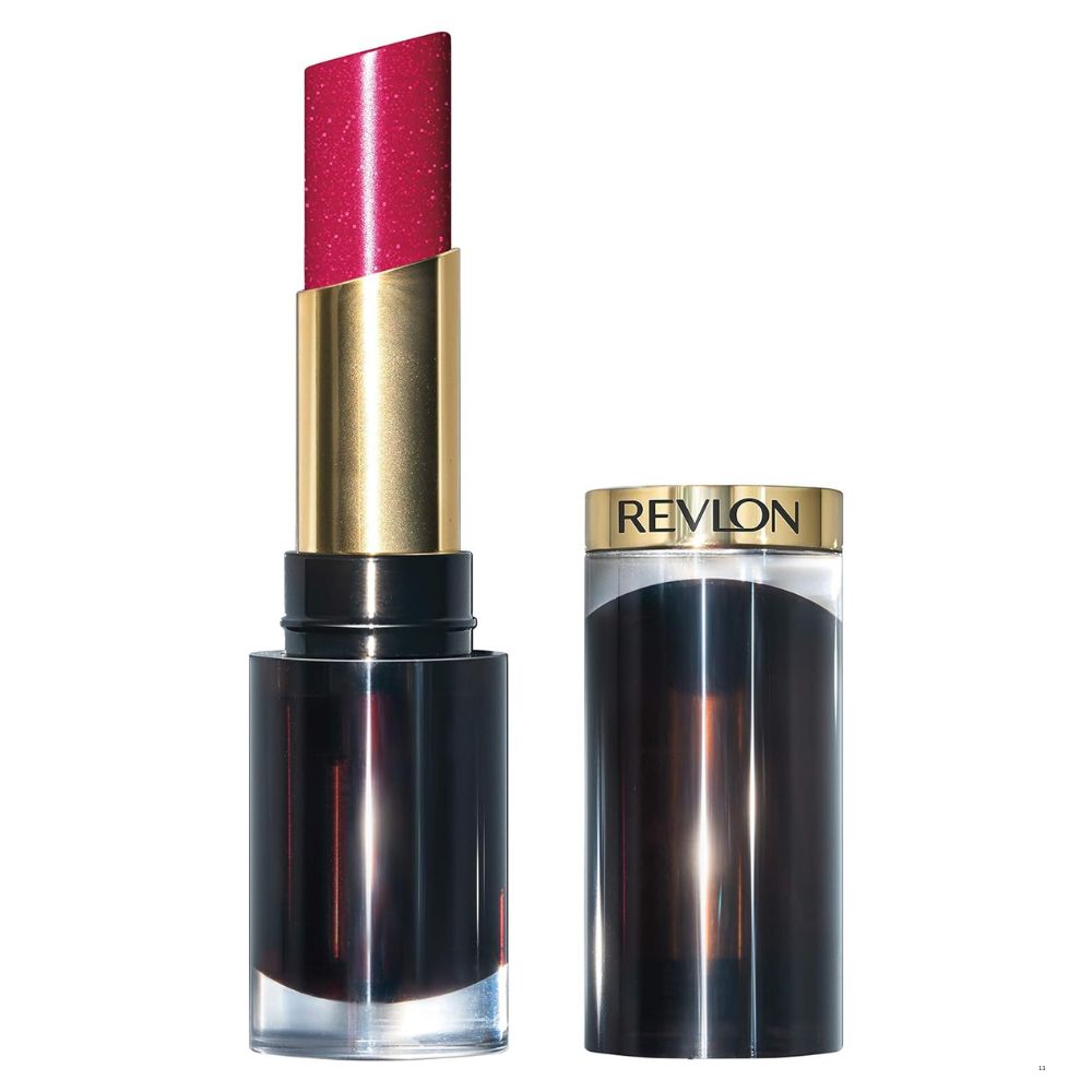 Revlon Super Lustrous Glass Shine Lipstick - 017 Love Is On – Bold Glossy Red
