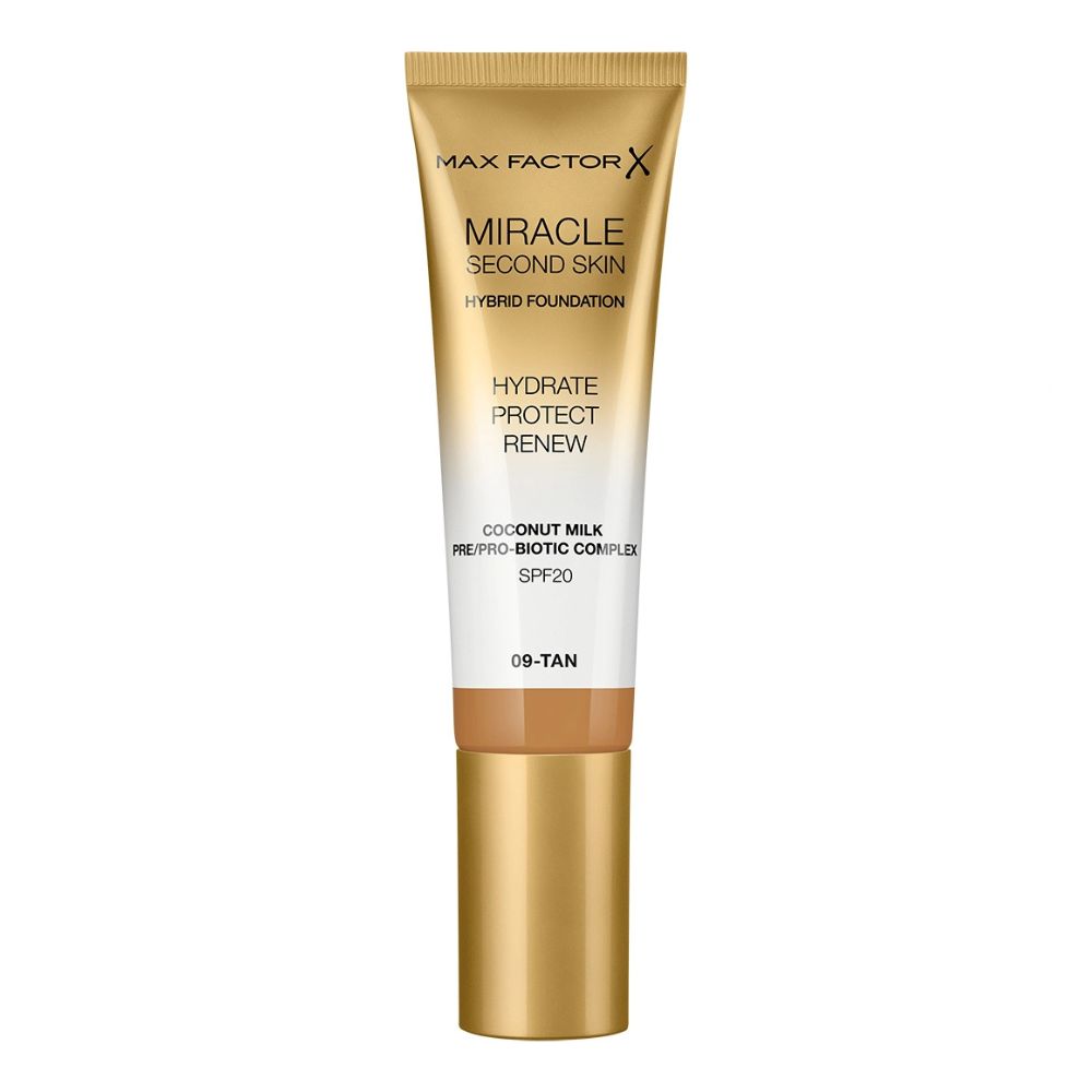 Max Factor Miracle Second Skin Foundation – Lightweight, Natural Finish
