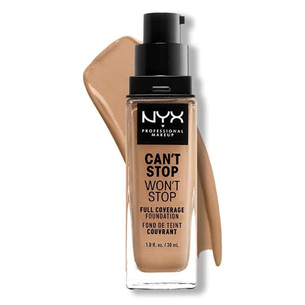 NYX Can't Stop Won't Stop Full Coverage Foundation – Matte, 24H Wear