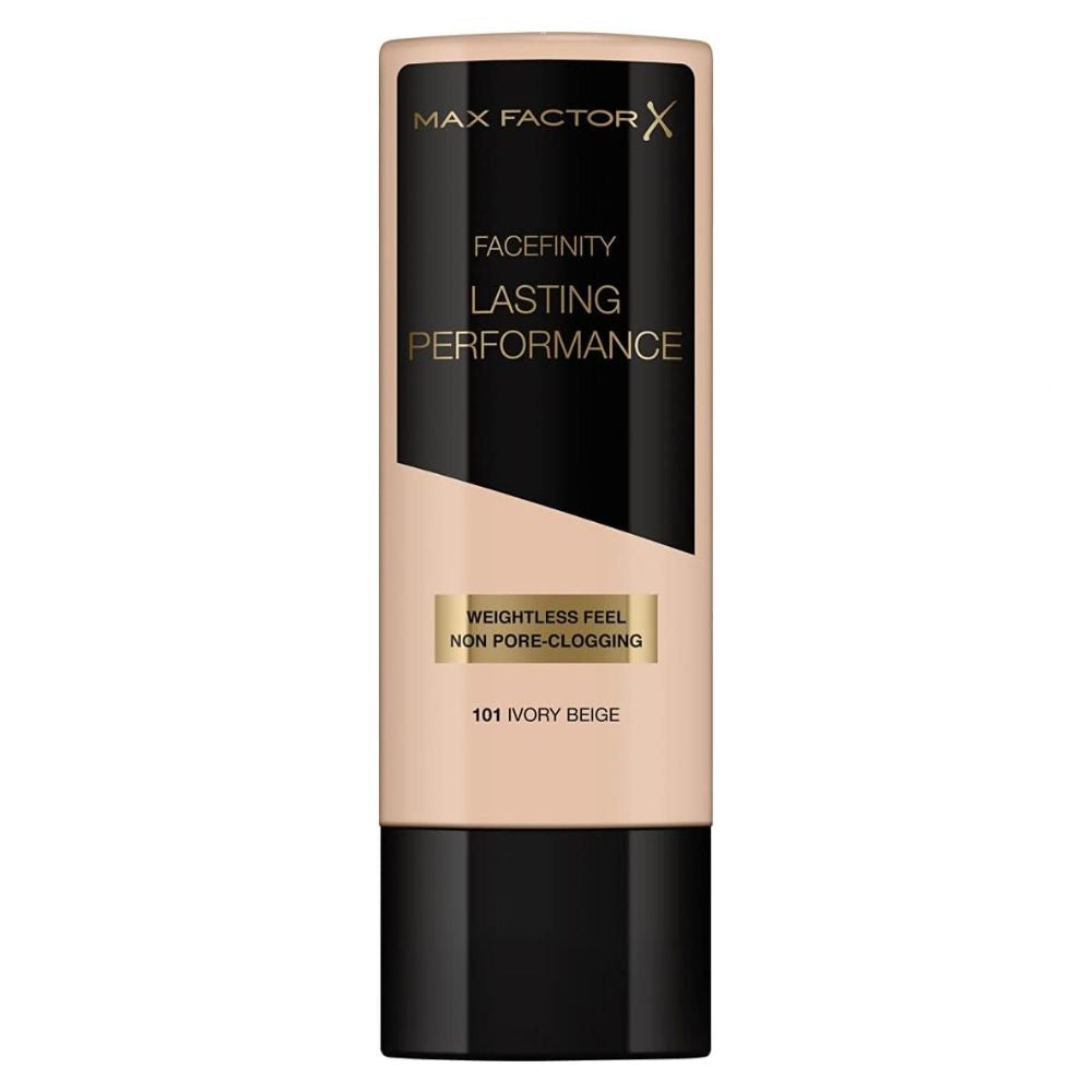 Max Factor Lasting Performance Foundation 101 Ivory Beige – 24H Warm-Neutral Finish