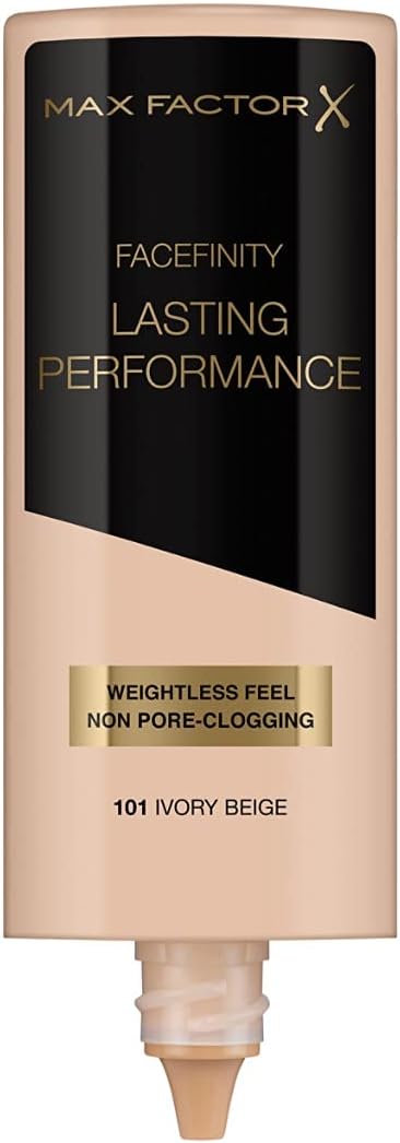 Max Factor Lasting Performance Foundation 101 Ivory Beige – 24H Warm-Neutral Finish