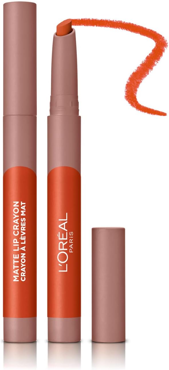 L'Oreal Infallible Matte Lip Crayon Range - Bold Color, Matte Finish