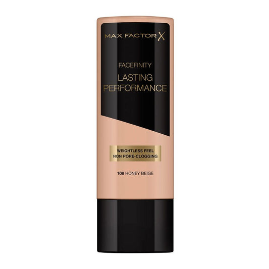 Max Factor Lasting Performance Foundation 108 Honey Beige – 24H Warm Radiance
