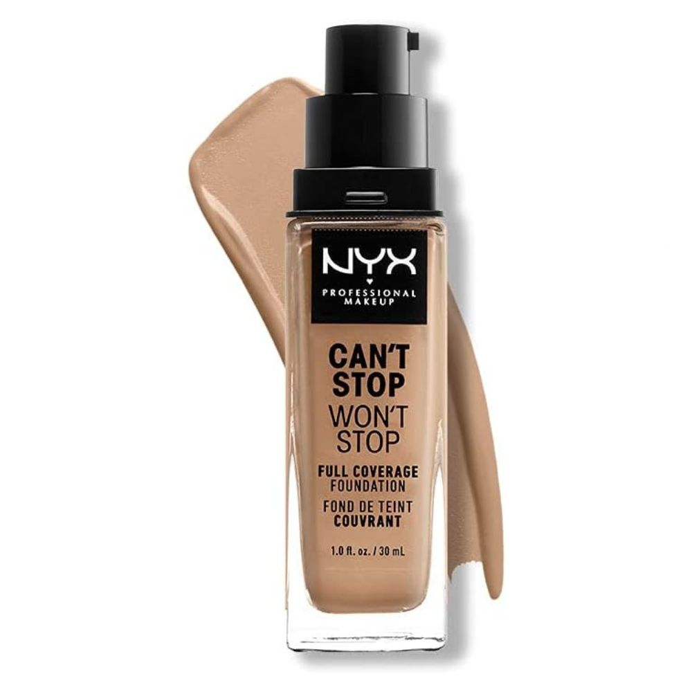 NYX Can't Stop Won't Stop Full Coverage Foundation – Matte, 24H Wear