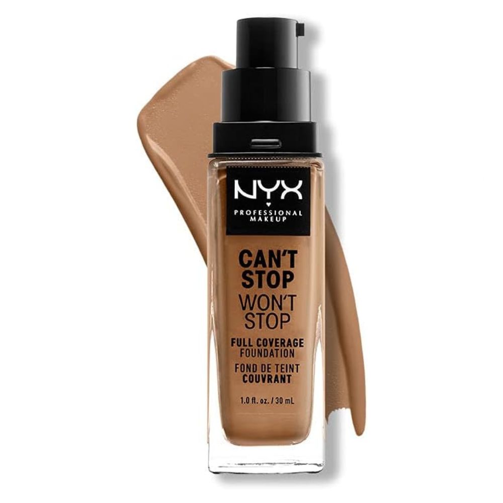 NYX Can't Stop Won't Stop Full Coverage Foundation – Matte, 24H Wear
