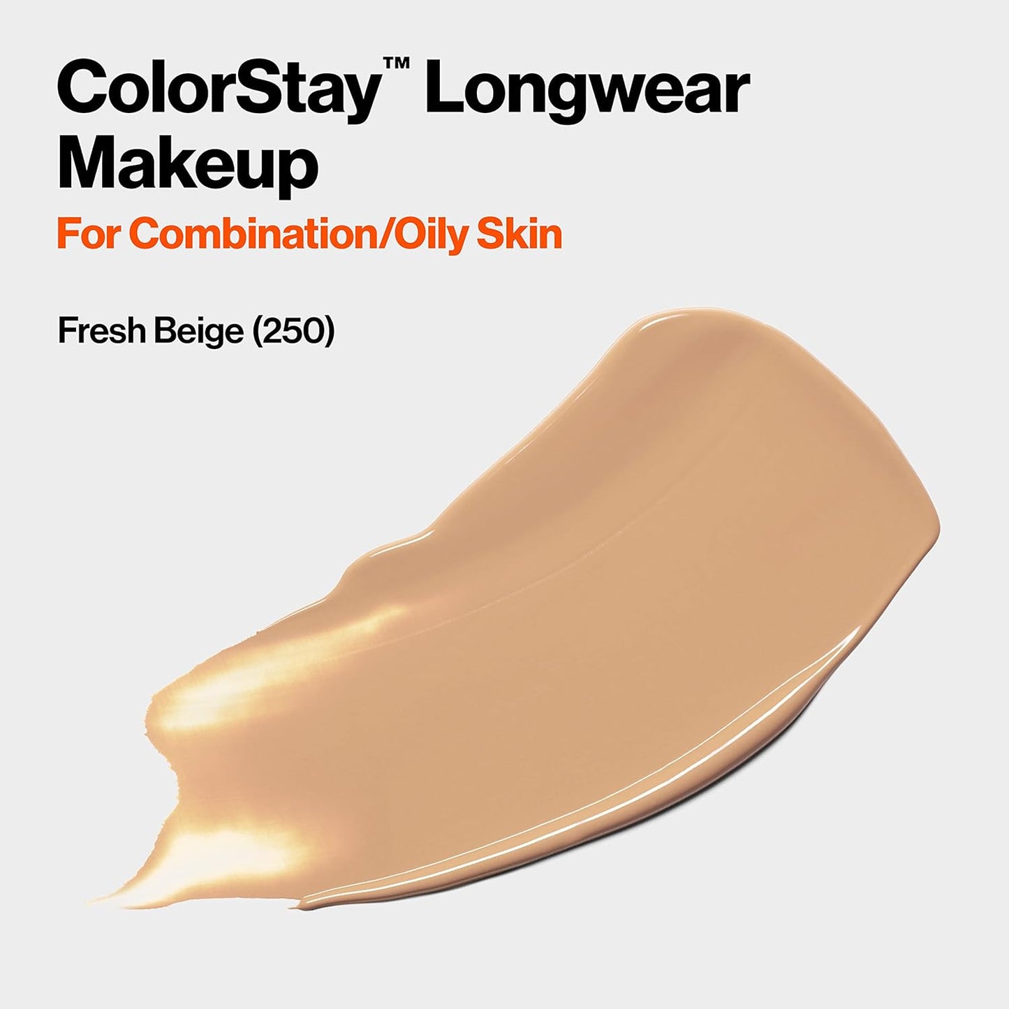 Revlon Colorstay Combination Oily Skin Foundation 250 Fresh Beige – Matte, Long-Lasting