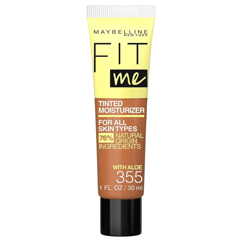Maybelline Fit Me Tinted Moisturizer – Natural Finish, Hydrating Coverage