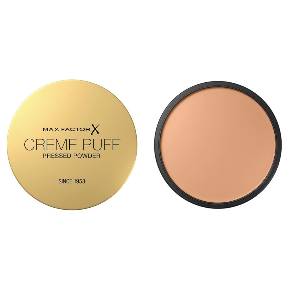 Max Factor Creme Puff Powder 50 Natural – Velvet Finish, Neutral Undertone