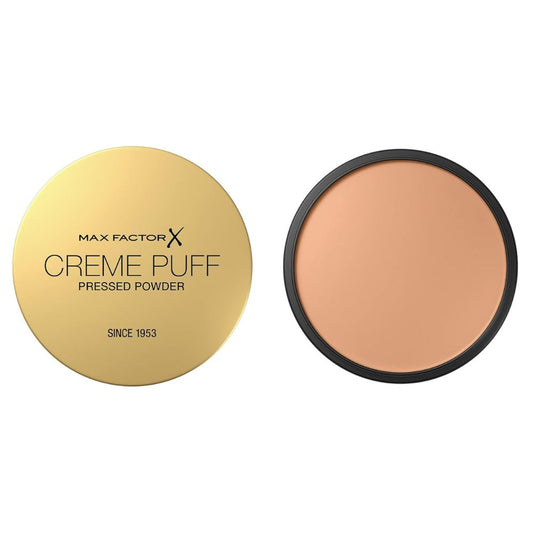 Max Factor Creme Puff Powder 50 Natural – Velvet Finish, Neutral Undertone