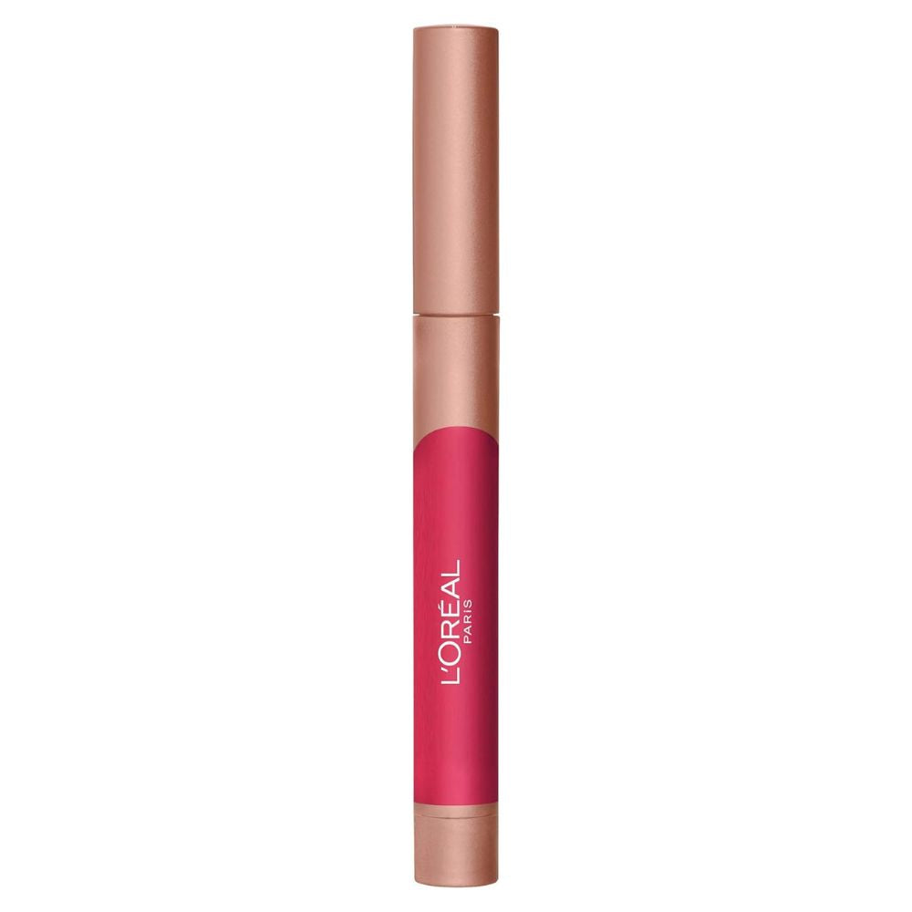 L'Oreal Infallible Lip Crayon 504 Toffee Cheri – Warm, Velvety Matte Finish