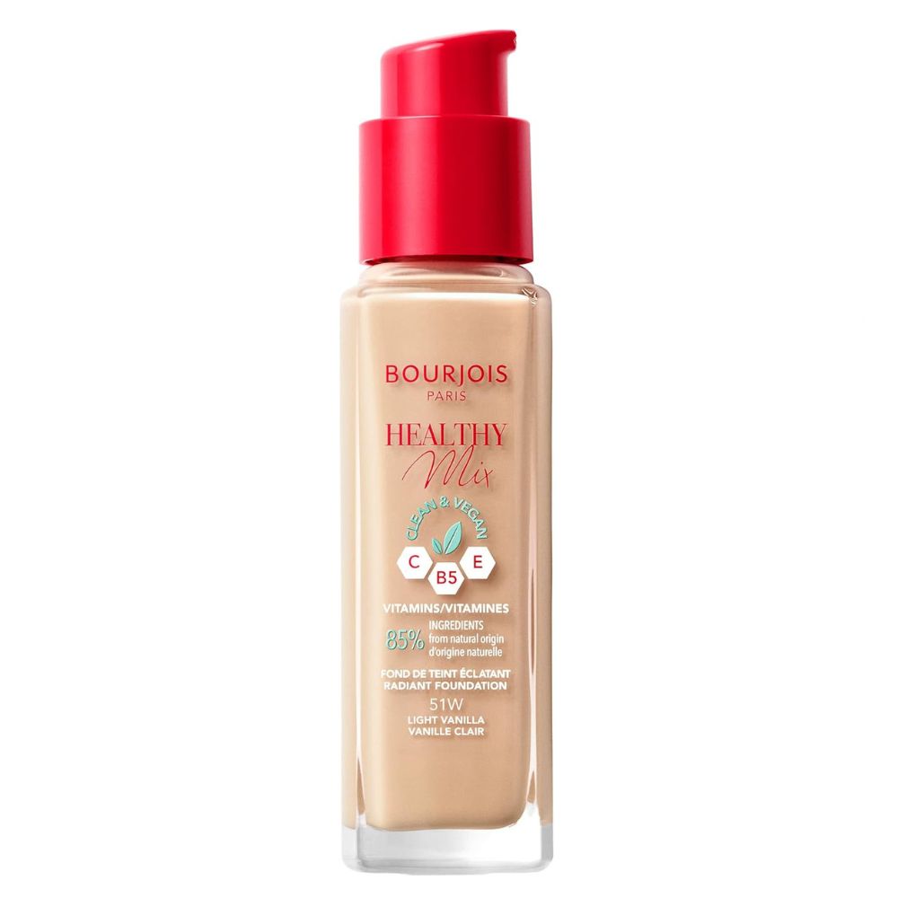 Bourjois Healthy Mix Foundation – Radiant, Hydrating & Long-Lasting Coverage