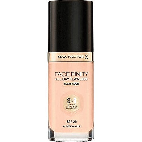 Max Factor Facefinity All Day Flawless 3 in 1 Foundation Range - Perfection in One