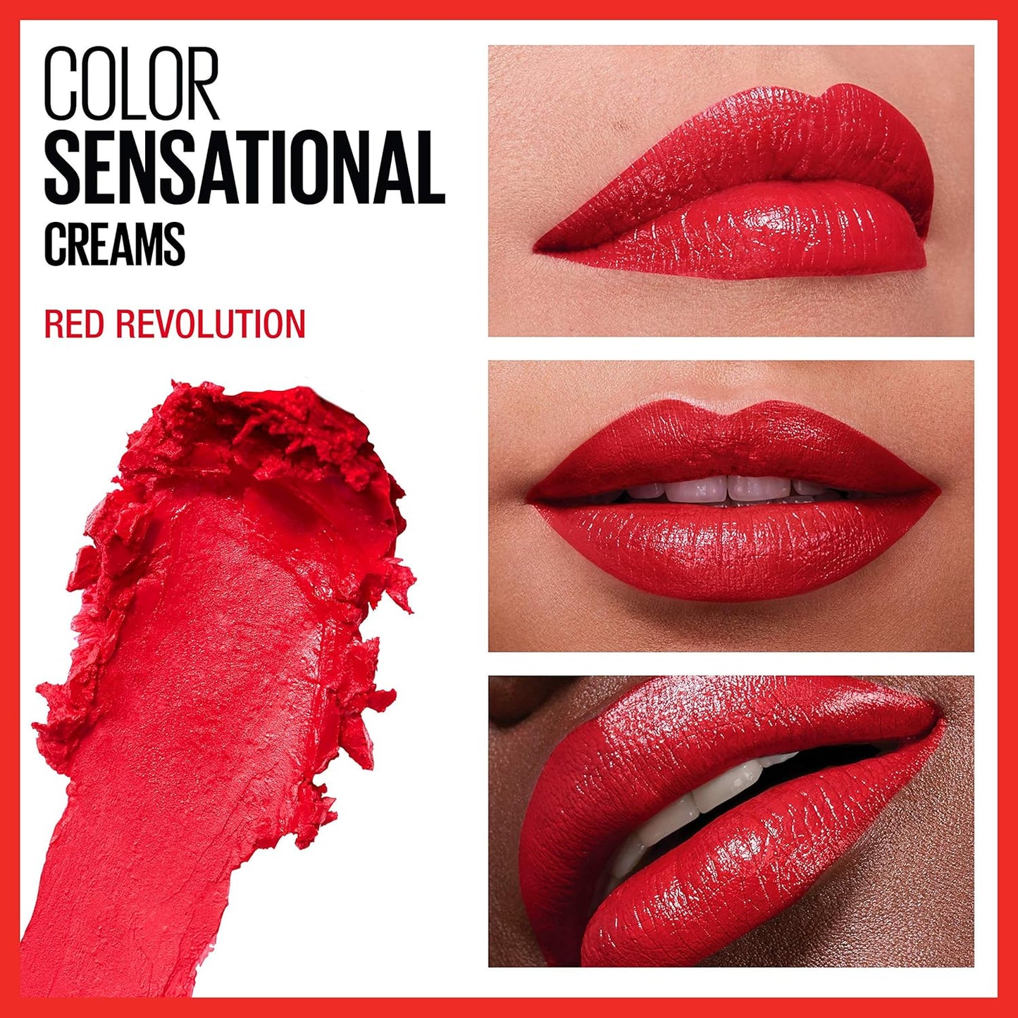 Maybelline Color Sensational The Creams 630 Red Revolution – Bold, Creamy Finish