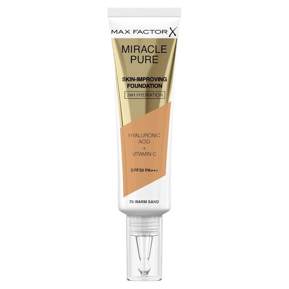 Max Factor Miracle Pure Skin-Improving Foundation – Natural Finish, Skincare Benefits