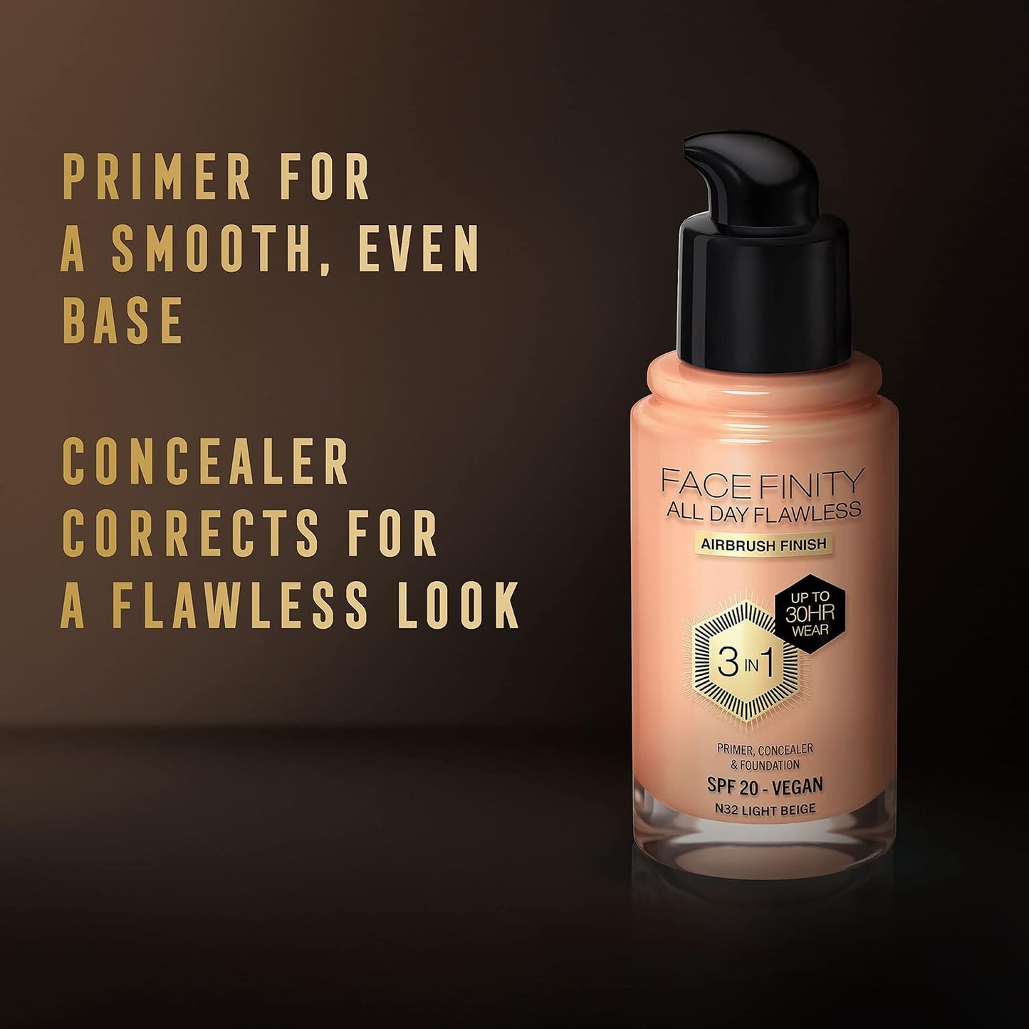 Max Factor Facefinity All Day Flawless 3 in 1 Foundation Range - Perfection in One
