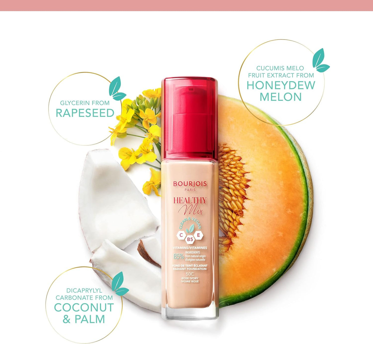 Bourjois Healthy Mix Foundation – Radiant, Hydrating & Long-Lasting Coverage
