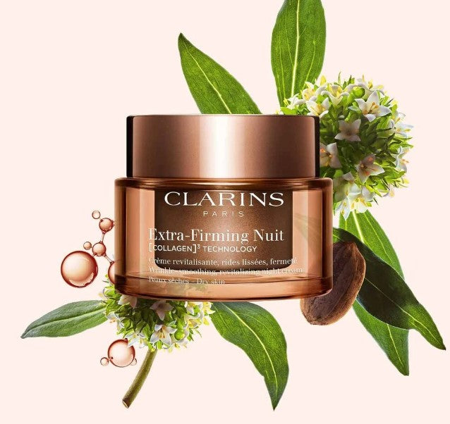 Clarins Extra Firming Night Cream – Overnight Renewal, Mature Skin