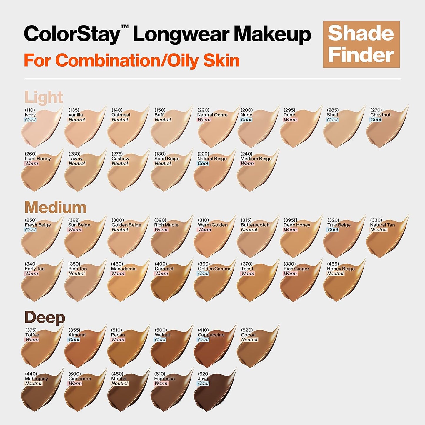Revlon Colorstay Combination Oily Skin Foundation 300 Golden Beige – Matte, Long-Lasting