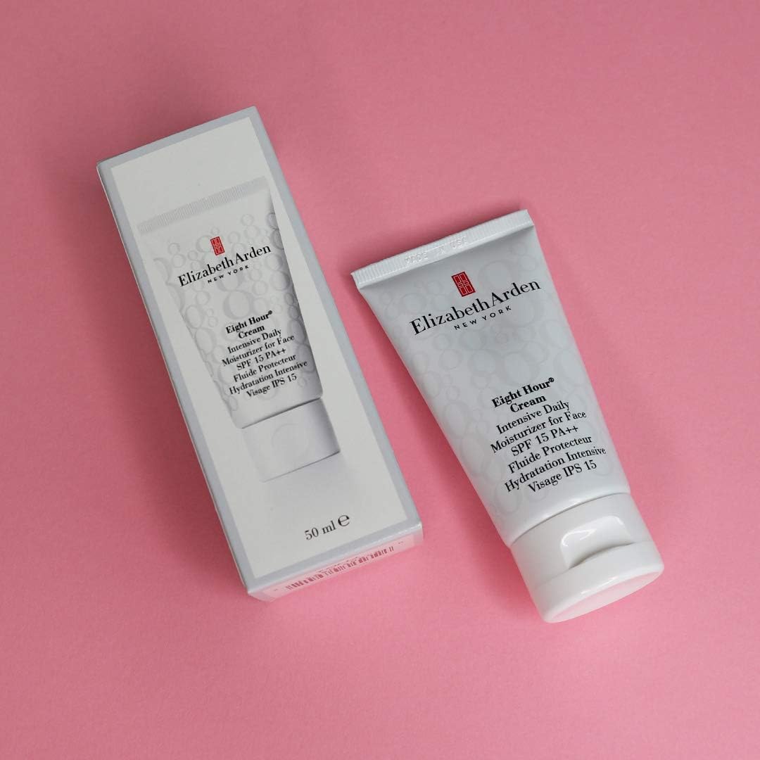 Elizabeth Arden Eight Hour Cream Intensive Daily Moisturiser for Face SPF 15 – Hydration & UV Protection