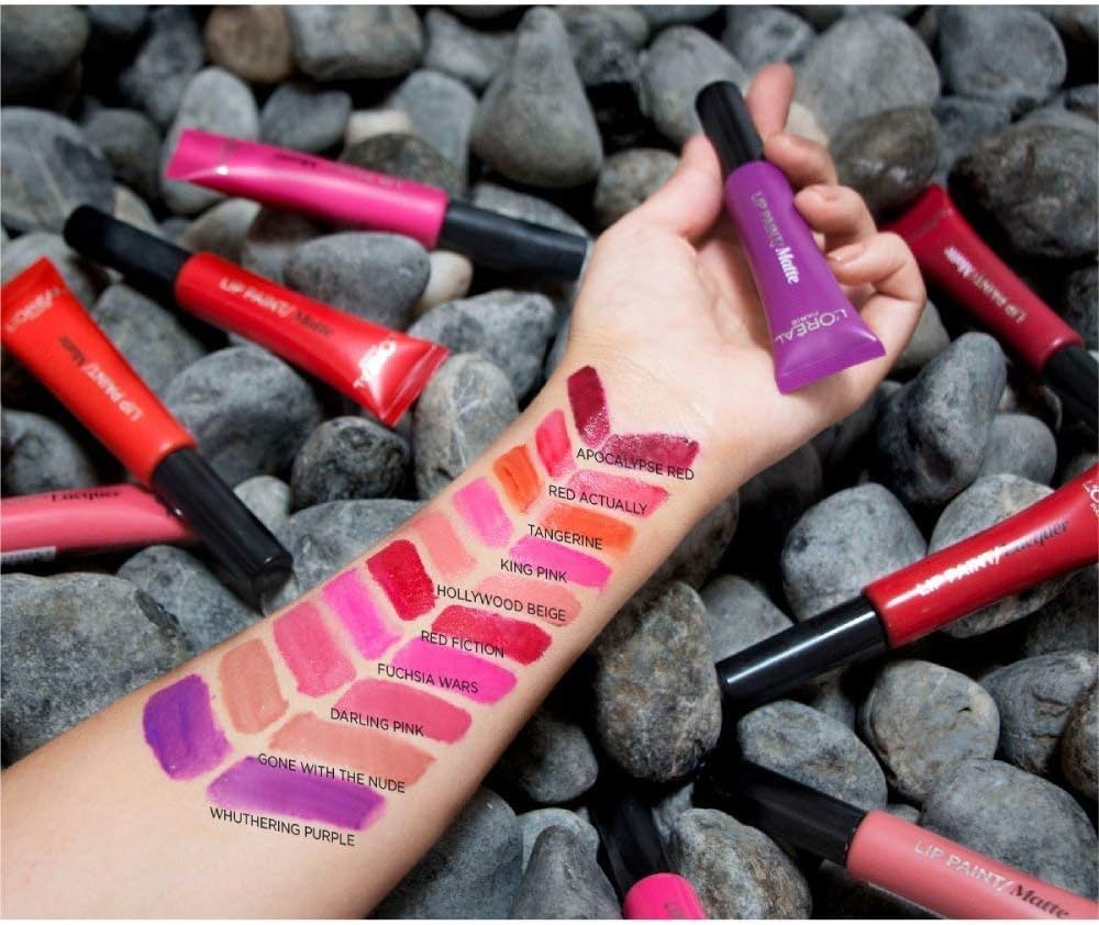 L'Oreal Infallible Lip Paint Lacquer Range - High Shine & Lasting Color