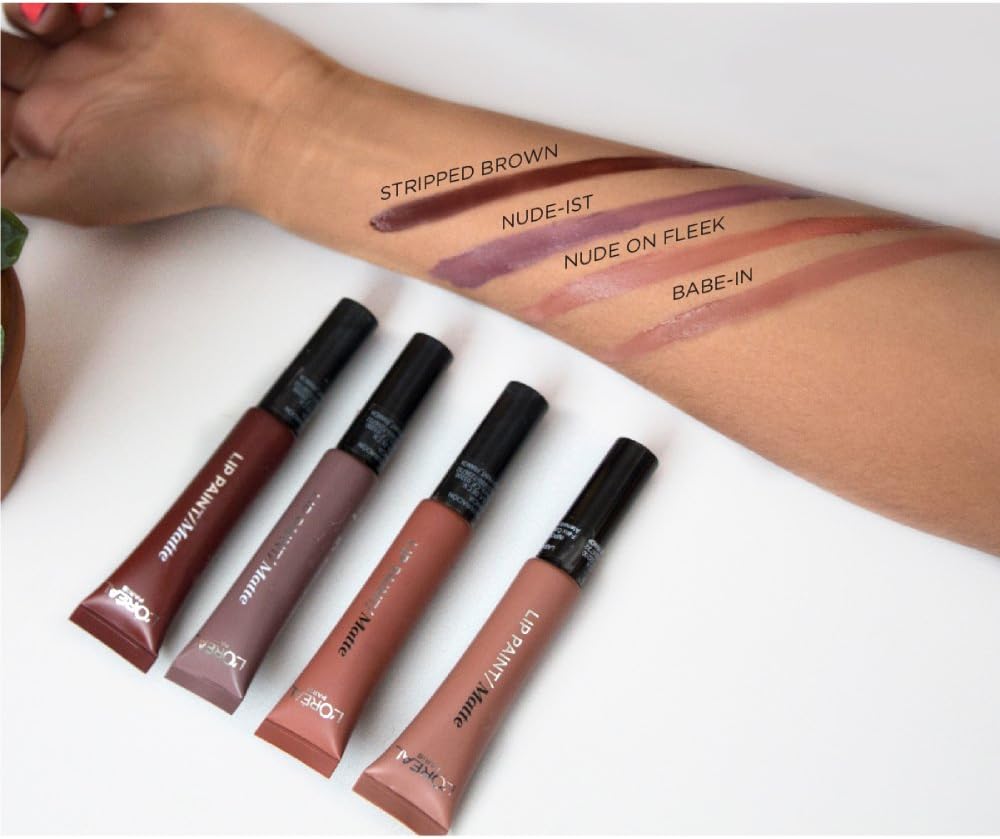 L'Oreal Infallible Lip Paint Neutrals Range - Timeless Elegance & Comfort