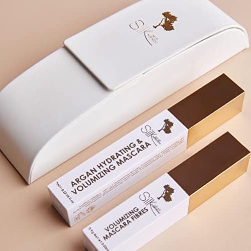 Silk Oil of Morocco Argan Fibre Lash Mascara Kit – Volumizing, Nourishing