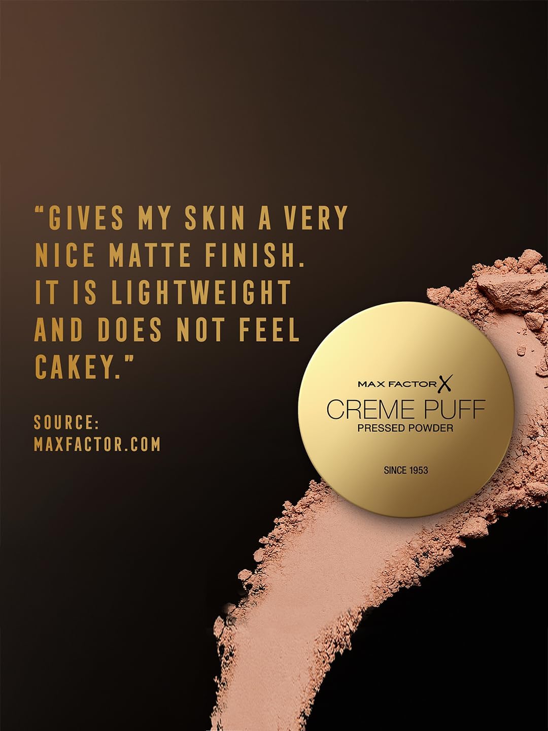 Max Factor Creme Puff Powder 41 Medium Beige – Warm Velvet Finish