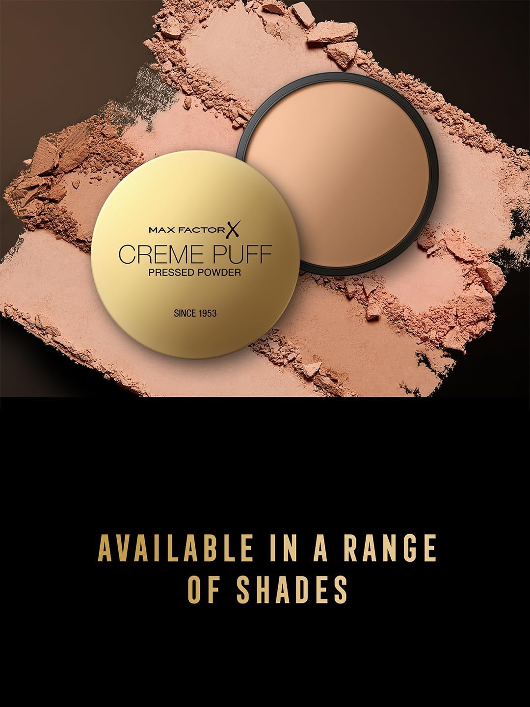 Max Factor Creme Puff Powder 50 Natural – Velvet Finish, Neutral Undertone