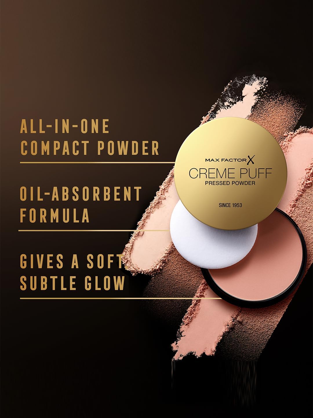 Max Factor Creme Puff Powder 41 Medium Beige – Warm Velvet Finish