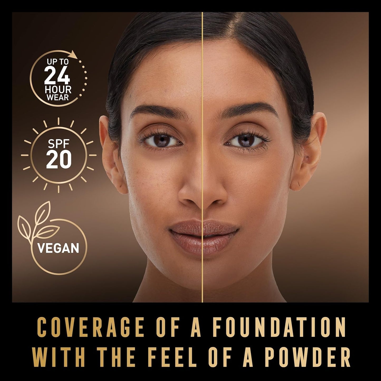 Max Factor Facefinity Compact Foundation Refill 005 Sand – SPF 20, Warm-Neutral Undertone