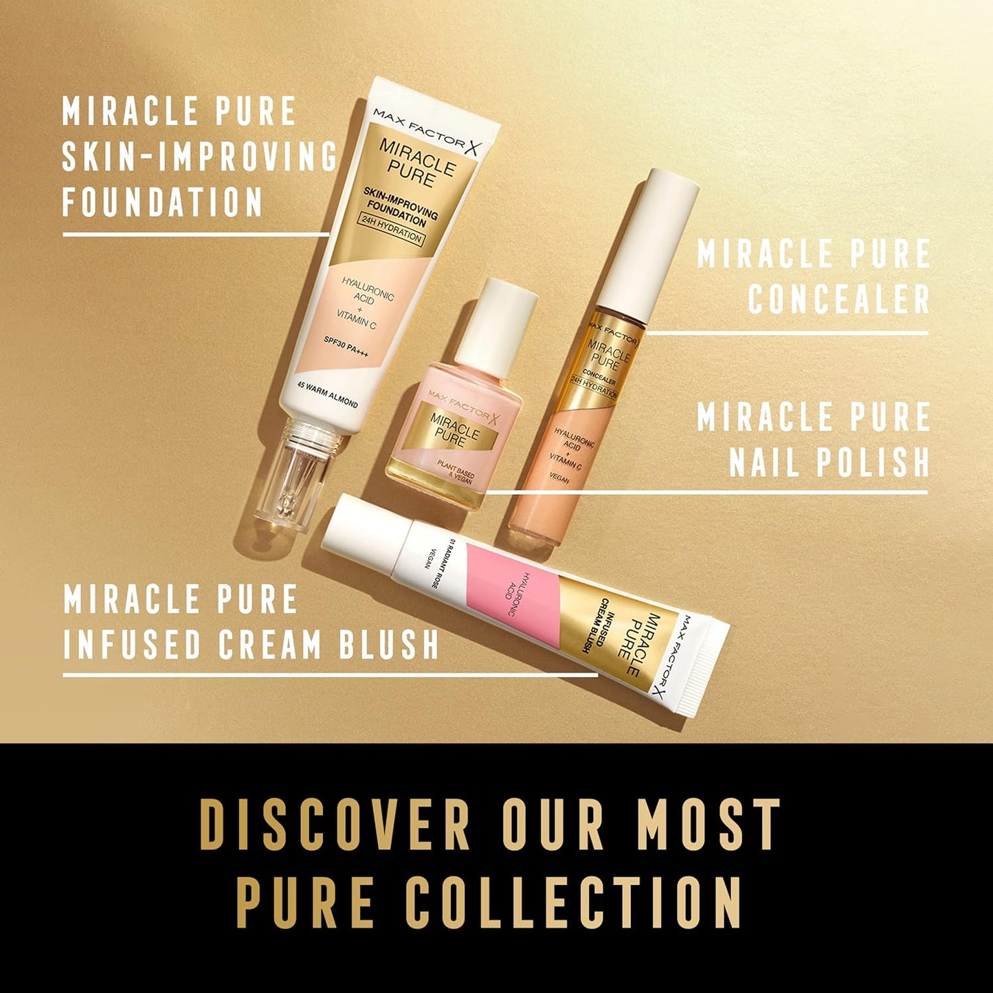 Max Factor Miracle Pure Skin-Improving Foundation – Natural Finish, Skincare Benefits