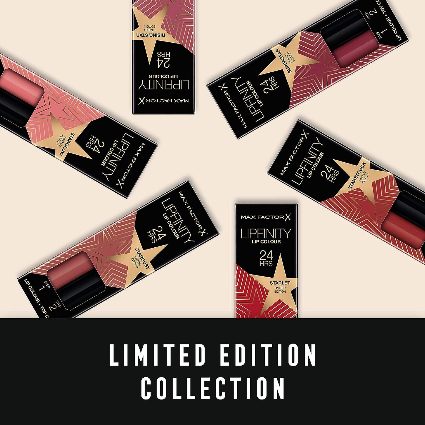Max Factor Lipfinity Rising Stars Liquid Lipstick Range