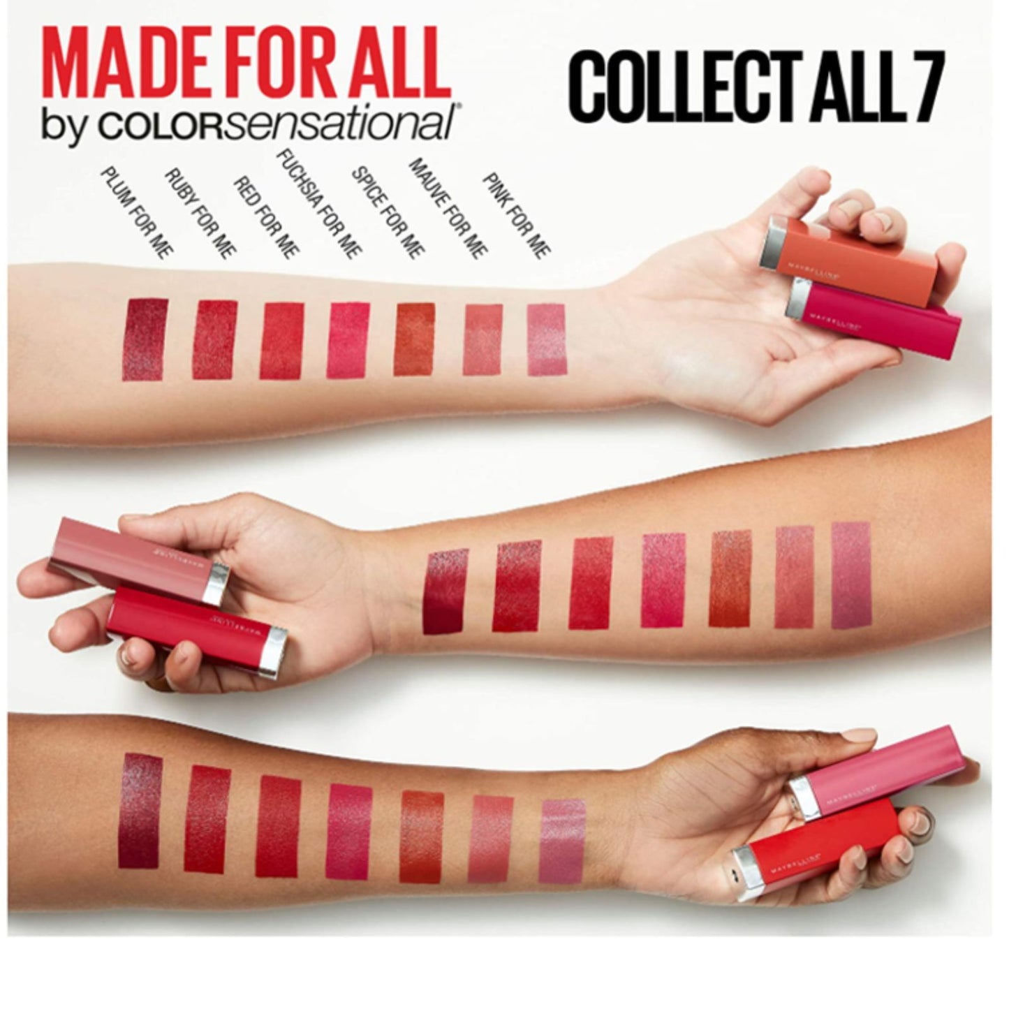 Maybelline Color Sensational Made for Me Lipstick Range