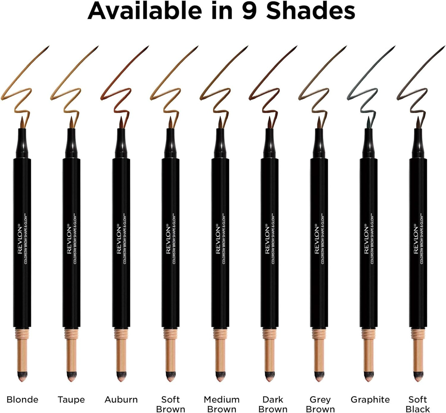 RRevlon ColorStay Shape and Glow Eyebrow Marker 260 Dark Brown – Bold, Lasting Definition