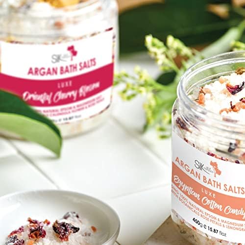 Silk Oil of Morocco Argan Bath Salts – Rejuvenating Mineral Soak