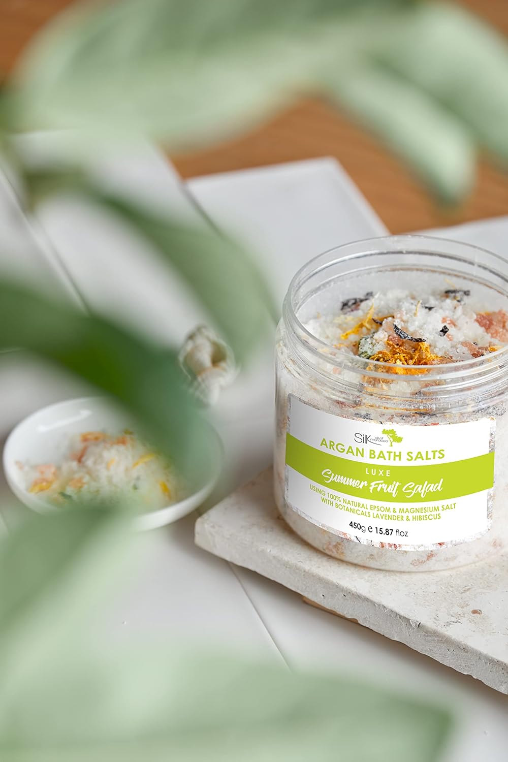Silk Oil of Morocco Argan Bath Salts – Rejuvenating Mineral Soak