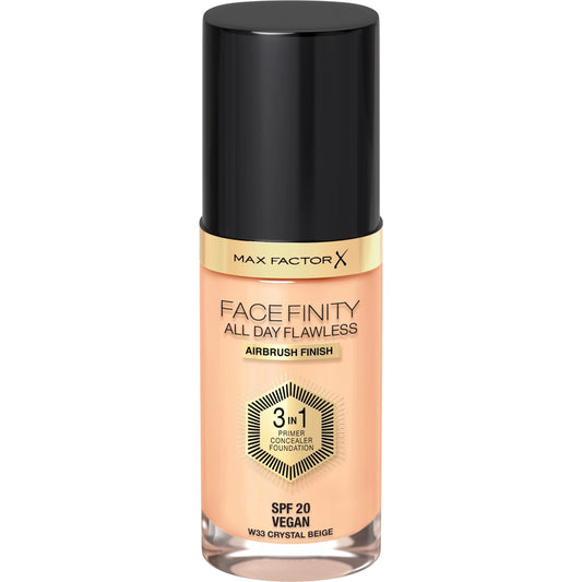 Max Factor Facefinity All Day Flawless 3 in 1 Foundation Range - Perfection in One