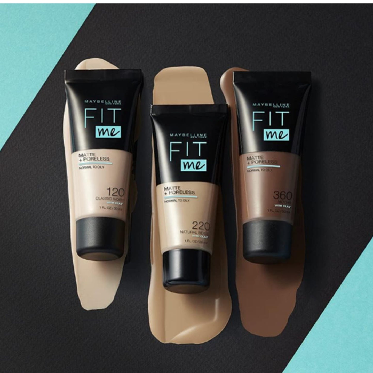 Maybelline Fit Me Matte & Poreless Liquid Foundation Range