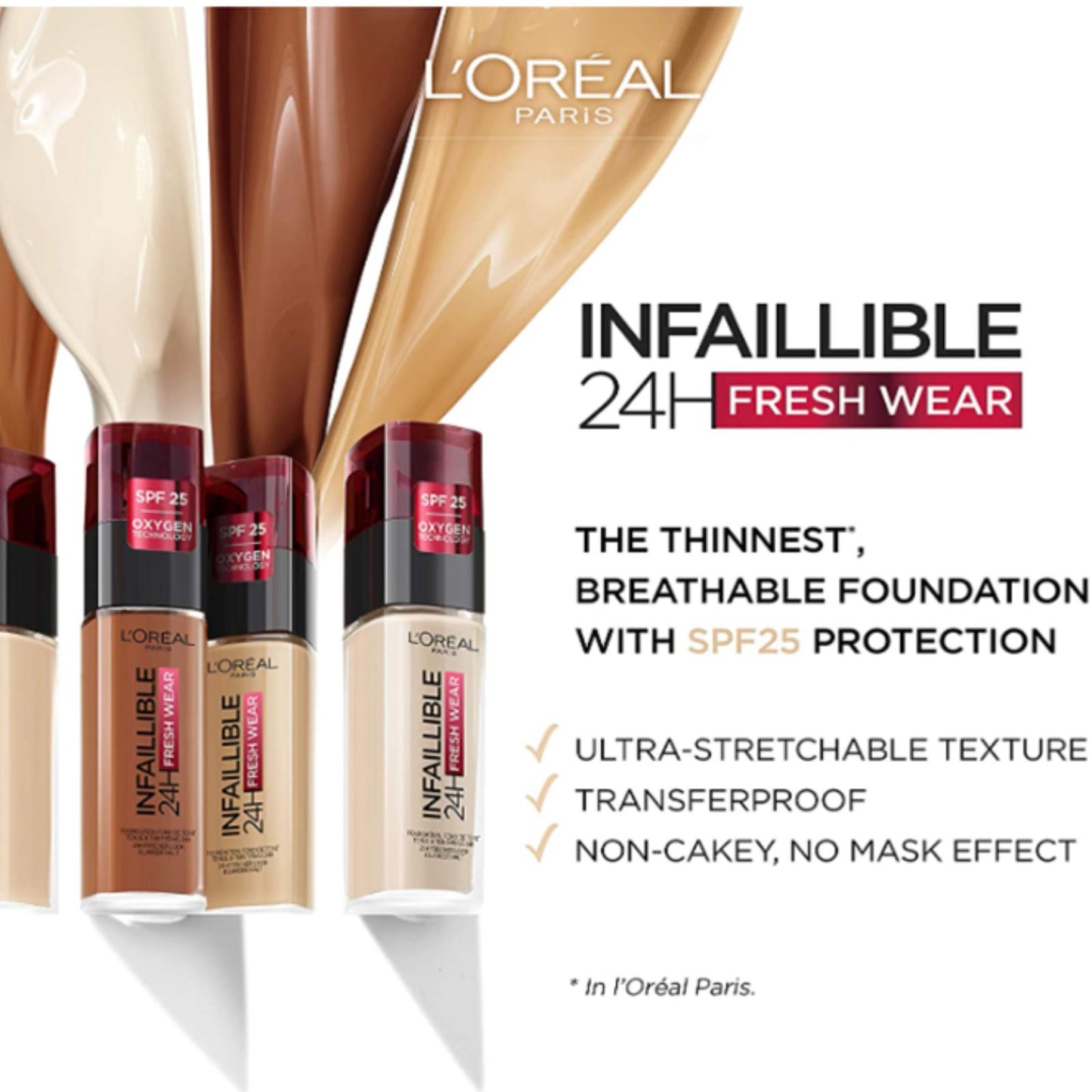 L'Oreal Infallible 24 Hour Fresh Wear Foundation Range