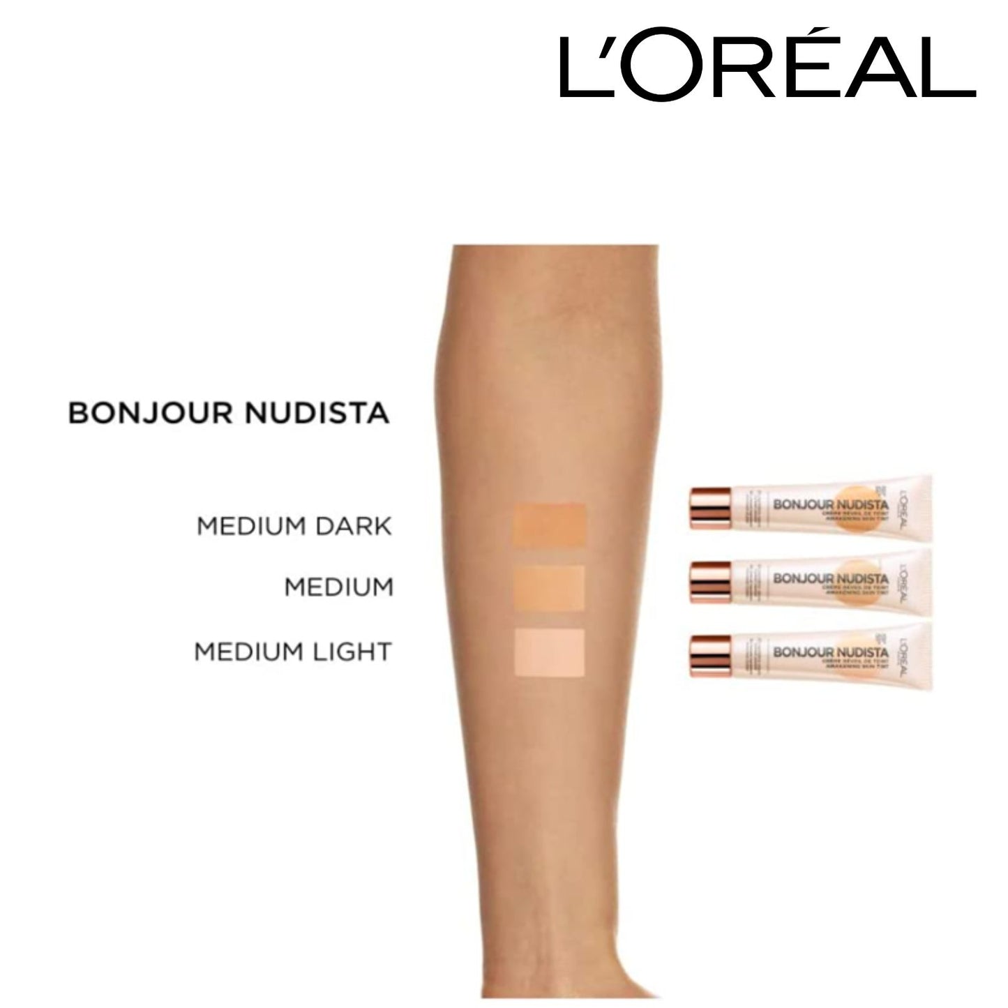 L'Oreal Paris Bonjour Nudista Awakening Skin Tint Range Travel Edition