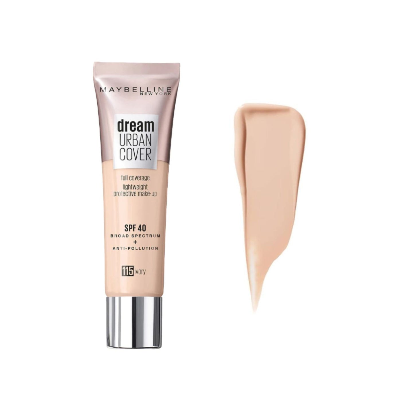 Maybelline Dream Urban Cover Liquid Foundation Range