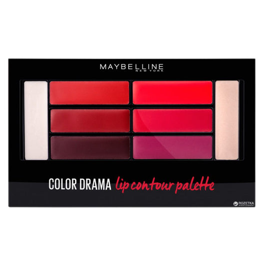 Maybelline Color Drama Lip Contour Palette 01 Crimson Vixen – Bold, Defined Lips