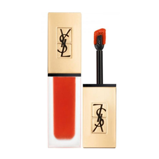 YSL Tatouage Couture Matte Stain Ink 02 Crazy Tangerine – Vibrant, Bold Orange