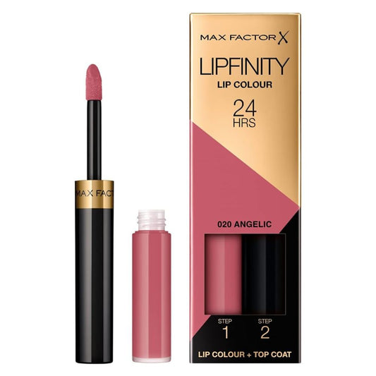Max Factor Lipfinity Lip Colour 020 Angelic – 24HR Kiss-Proof Finish