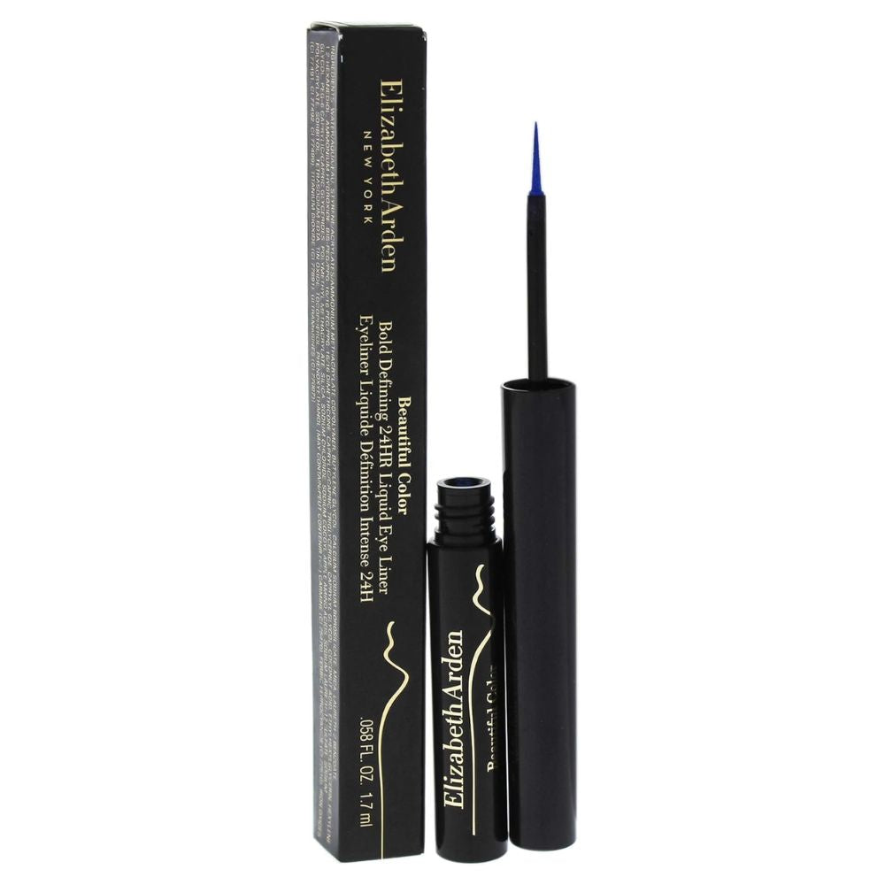 Elizabeth Arden Beautiful Color 24 Hr Liquid Eye Liner 03 Electric Blue – Vibrant, Long-Lasting Blue