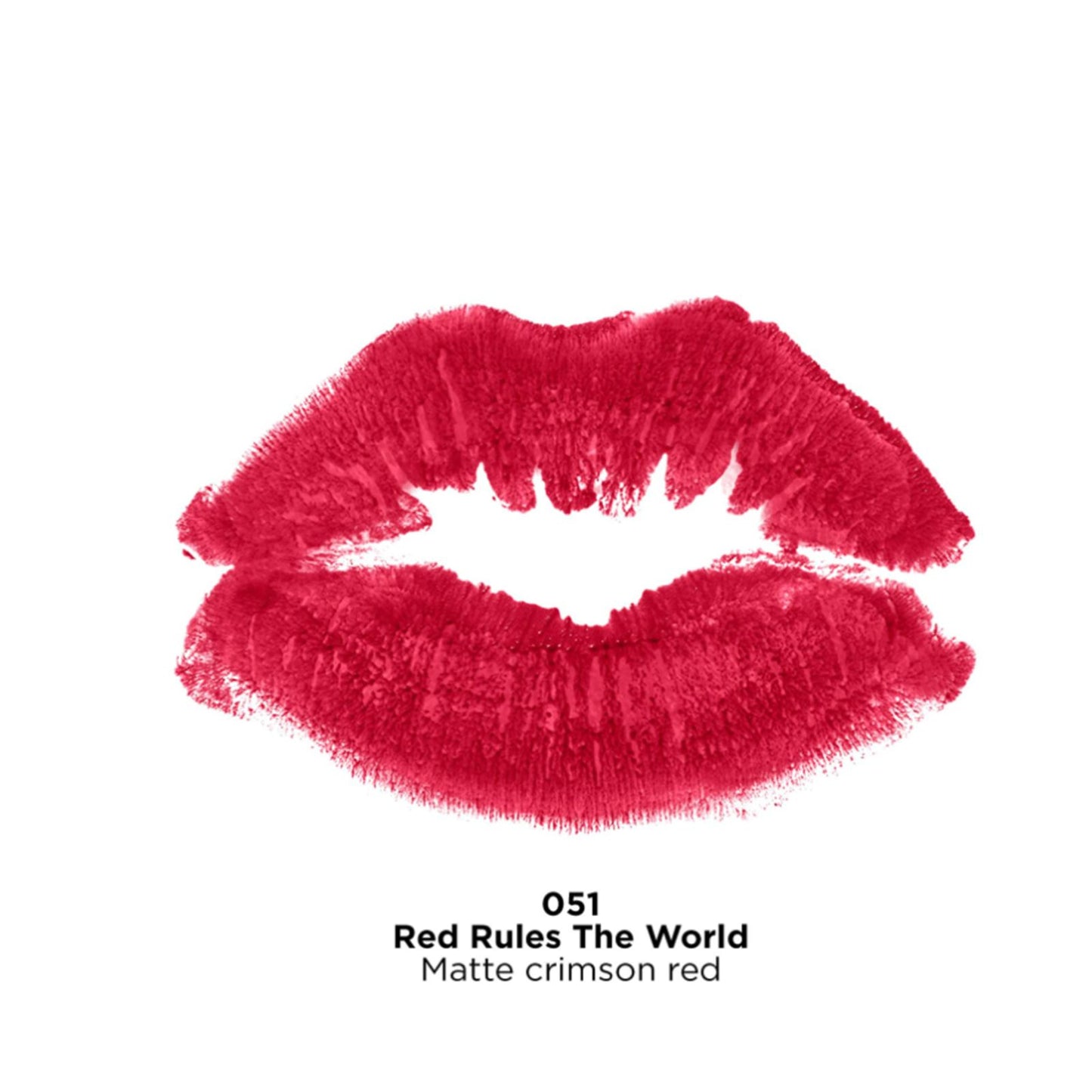 Revlon Super Lustrous Lipstick 051 Red Rules The World – Bold, Classic Red Finish