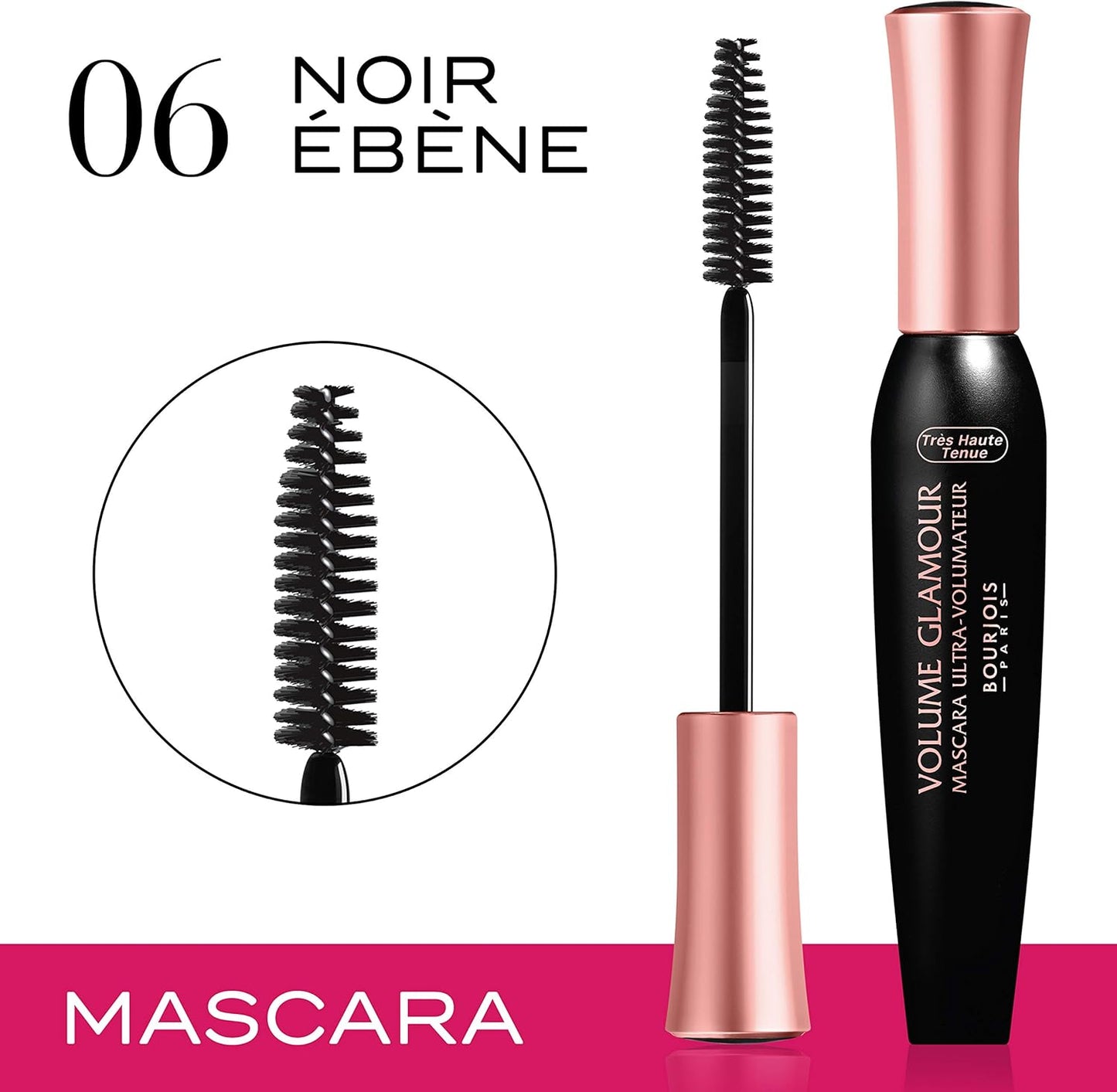 Bourjois Volume Glamour Mascara 06 Noir Ebene – Intense Black Volume