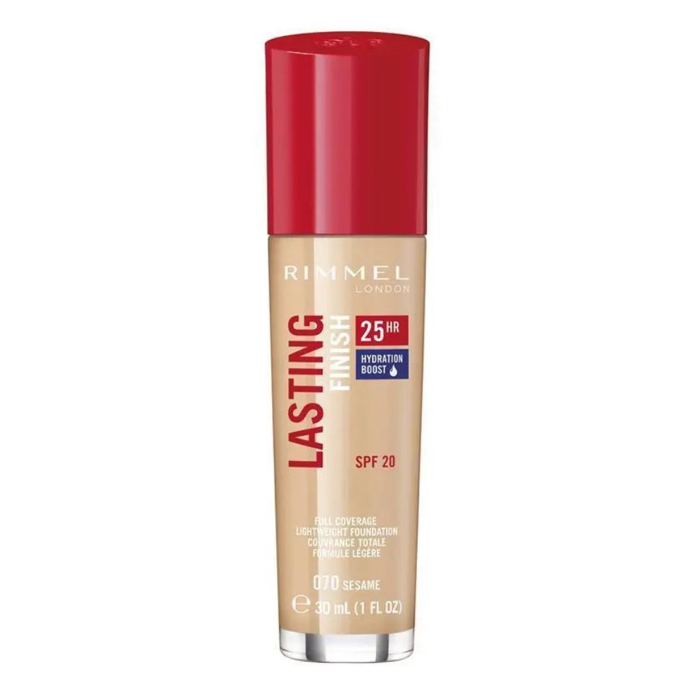 Rimmel Lasting Finish 25H Foundation – Full Coverage, Longwear Comfort