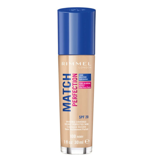 Rimmel Match Perfection Foundation – 100 Ivory